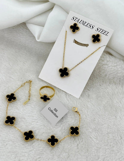 Premium Clover Jewelry Set 4 pcs