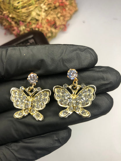 Aesthetic Butterfly Shape Fashion Earrings – Elegant Earrings for a Charming Look