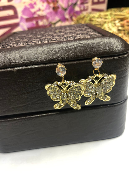 Aesthetic Butterfly Shape Fashion Earrings – Elegant Earrings for a Charming Look